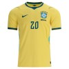 Brazilië Estevao 20 Voetbalshirt Thuis WK 2026