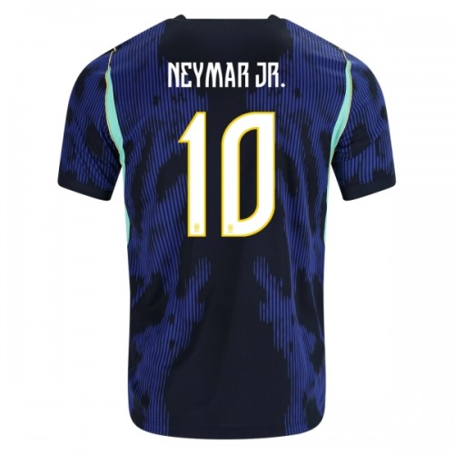 Brazilië Neymar JR 10 Voetbalshirt Uit WK 2026 Brazilië Neymar JR 10 Voetbalshirt Uit WK 2026