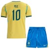 Brazilië Pele 10 Voetbaltenue Thuis WK 2026 - Kind Brazilië Pele 10 Voetbaltenue Thuis WK 2026 - Kind