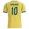Brazilië Ronaldinho 10 Voetbalshirt Thuis WK 2026 Brazilië Ronaldinho 10 Voetbalshirt Thuis WK 2026