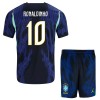 Brazilië Ronaldinho 10 Voetbaltenue Uit WK 2026 - Kind Brazilië Ronaldinho 10 Voetbaltenue Uit WK 2026 - Kind