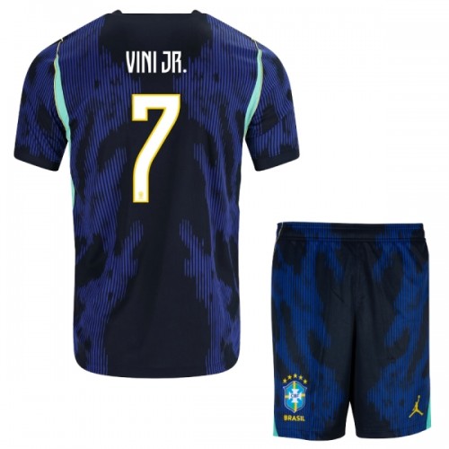 Brazilië Vini JR. 7 Voetbaltenue Uit WK 2026 - Kind Brazilië Vini JR. 7 Voetbaltenue Uit WK 2026 - Kind