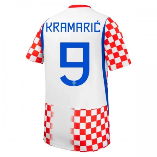 Kroatië Kramaric 9 Voetbalshirt Thuis WK 2026 Kroatië Kramaric 9 Voetbalshirt Thuis WK 2026