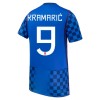 Kroatië Kramaric 9 Voetbalshirt Uit WK 2026