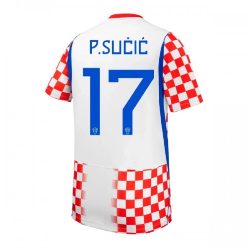 Kroatië P. Sucic 17 Voetbalshirt Thuis WK 2026 Kroatië P. Sucic 17 Voetbalshirt Thuis WK 2026