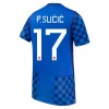 Kroatië P. Sucic 17 Voetbalshirt Uit WK 2026 Kroatië P. Sucic 17 Voetbalshirt Uit WK 2026