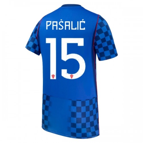Kroatië Pasalic 15 Voetbalshirt Uit WK 2026 Kroatië Pasalic 15 Voetbalshirt Uit WK 2026