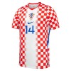 Kroatië Perišić 14 Voetbaltenue Thuis WK 2026 - Kind