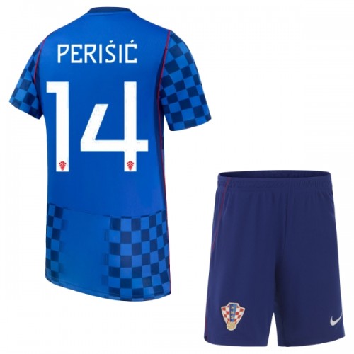 Kroatië Perišić 14 Voetbaltenue Uit WK 2026 - Kind Kroatië Perišić 14 Voetbaltenue Uit WK 2026 - Kind