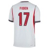 Engeland Foden 17 Voetbalshirt Thuis WK 2026 Engeland Foden 17 Voetbalshirt Thuis WK 2026