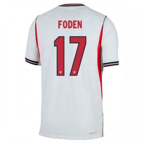 Engeland Foden 17 Voetbalshirt Thuis WK 2026 Engeland Foden 17 Voetbalshirt Thuis WK 2026