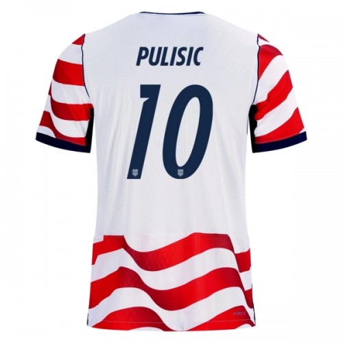 USA Pulisic 10 Voetbalshirt Thuis WK 2026 USA Pulisic 10 Voetbalshirt Thuis WK 2026