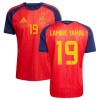 Spanje 2 Stars Lamine Yamal 19 Voetbalshirt Thuis WK 2026 Spanje 2 Stars Lamine Yamal 19 Voetbalshirt Thuis WK 2026