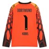 Borussia Dortmund Kobel 1 Orange Version Voetbalshirt Thuis Doelman 2026-27 Lange Mouw
