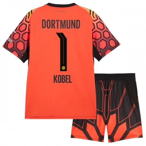 Borussia Dortmund Kobel 1 Orange Version Voetbaltenue Thuis Doelman 2026-27 - Kind Borussia Dortmund Kobel 1 Orange Version Voetbaltenue Thuis Doelman 2026-27 - Kind