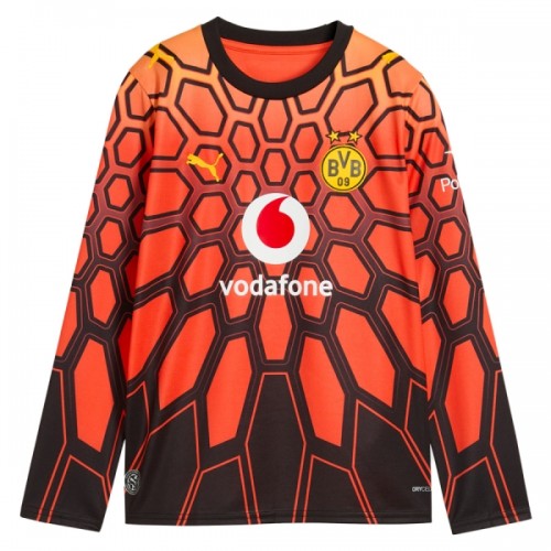 Borussia Dortmund Orange Version Voetbalshirt Thuis Doelman 2026-27 Lange Mouw Borussia Dortmund Orange Version Voetbalshirt Thuis Doelman 2026-27 Lange Mouw