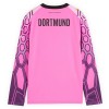 Borussia Dortmund Voetbalshirt Uit Doelman 2026-27 Lange Mouw Roze