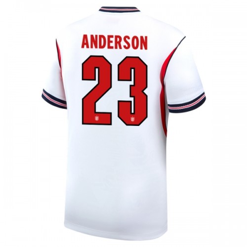 Engeland Elliot Anderson 23 Voetbalshirt Thuis WK 2026 Engeland Elliot Anderson 23 Voetbalshirt Thuis WK 2026