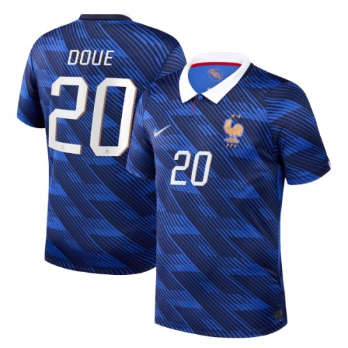 Frankrijk Desire Doue 20 Voetbalshirt Thuis WK 2026 Frankrijk Desire Doue 20 Voetbalshirt Thuis WK 2026