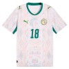 Senegal Sarr 18 Voetbalshirt Thuis WK 2026