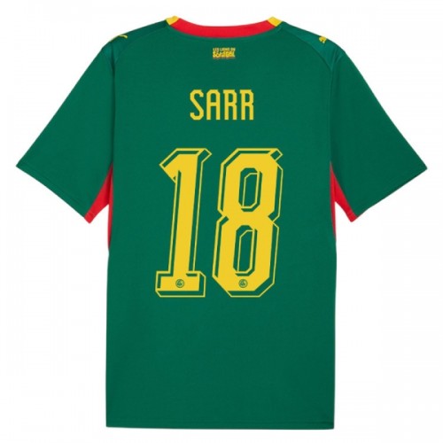 Senegal Sarr 18 Voetbalshirt Uit WK 2026 Senegal Sarr 18 Voetbalshirt Uit WK 2026
