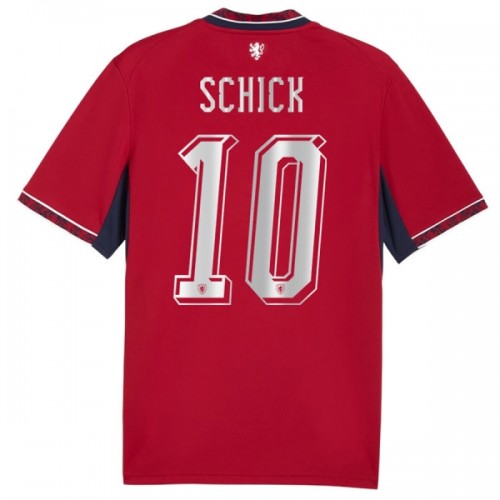 Tsjechië Schick 10 Voetbalshirt Thuis WK 2026 Tsjechië Schick 10 Voetbalshirt Thuis WK 2026