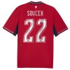 Tsjechië Soucek 22 Voetbalshirt Thuis WK 2026 Tsjechië Soucek 22 Voetbalshirt Thuis WK 2026