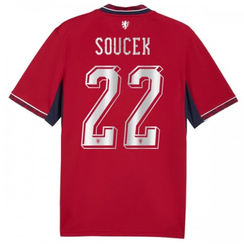 Tsjechië Soucek 22 Voetbalshirt Thuis WK 2026 Tsjechië Soucek 22 Voetbalshirt Thuis WK 2026