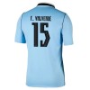 Uruguay Federico Valverde 15 Voetbalshirt Thuis WK 2026 Uruguay Federico Valverde 15 Voetbalshirt Thuis WK 2026