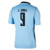 Uruguay Luis Suarez 9 Voetbalshirt Thuis WK 2026 Uruguay Luis Suarez 9 Voetbalshirt Thuis WK 2026