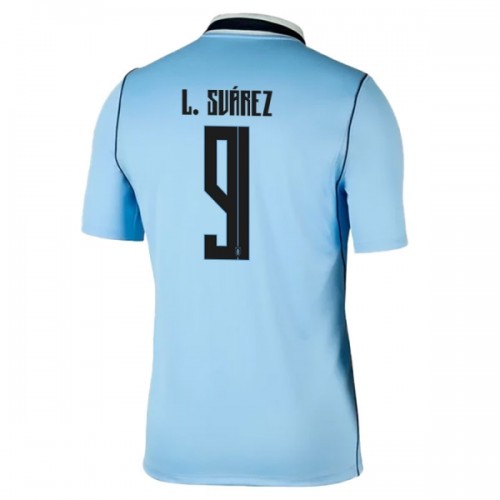 Uruguay Luis Suarez 9 Voetbalshirt Thuis WK 2026 Uruguay Luis Suarez 9 Voetbalshirt Thuis WK 2026