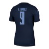 Uruguay Luis Suarez 9 Voetbalshirt Uit WK 2026 Uruguay Luis Suarez 9 Voetbalshirt Uit WK 2026