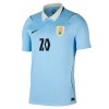 Uruguay Maximiliano Araujo 20 Voetbalshirt Thuis WK 2026