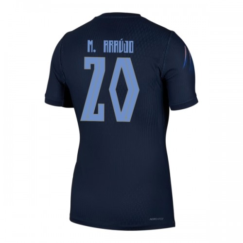 Uruguay Maximiliano Araujo 20 Voetbalshirt Uit WK 2026 Uruguay Maximiliano Araujo 20 Voetbalshirt Uit WK 2026
