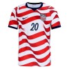 USA Balogun 20 Voetbalshirt Thuis WK 2026