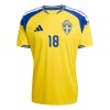 Zweden Ayari 18 Voetbalshirt Thuis WK 2026