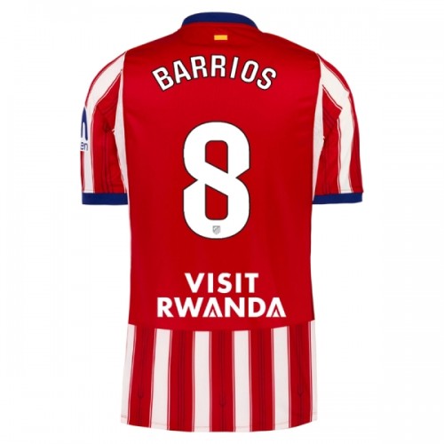Atlético Madrid Barrios 8 Voetbalshirt Thuis 2026-27 Atlético Madrid Barrios 8 Voetbalshirt Thuis 2026-27