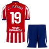 Atlético Madrid J. Alvarez 19 Voetbaltenue Thuis 2026-27 - Kind Atlético Madrid J. Alvarez 19 Voetbaltenue Thuis 2026-27 - Kind