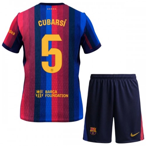FC Barcelona Cubarsi 5 Voetbaltenue Thuis 2026-27 - Kind FC Barcelona Cubarsi 5 Voetbaltenue Thuis 2026-27 - Kind