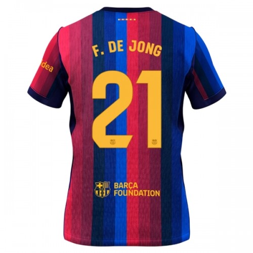 FC Barcelona F. De Jong 21 Voetbalshirt Thuis 2026-27 FC Barcelona F. De Jong 21 Voetbalshirt Thuis 2026-27