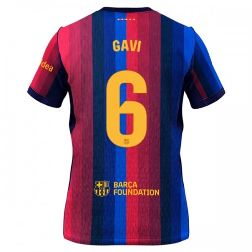 FC Barcelona Gavi 6 Voetbalshirt Thuis 2026-27 FC Barcelona Gavi 6 Voetbalshirt Thuis 2026-27