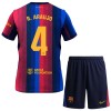 FC Barcelona R. Araujo 4 Voetbaltenue Thuis 2026-27 - Kind FC Barcelona R. Araujo 4 Voetbaltenue Thuis 2026-27 - Kind