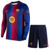 FC Barcelona Voetbaltenue Thuis 2026-27 Lange Mouw - Kind FC Barcelona Voetbaltenue Thuis 2026-27 Lange Mouw - Kind