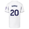 Tottenham Hotspur Kudus 20 Voetbaltenue Thuis 2026-27 - Kind