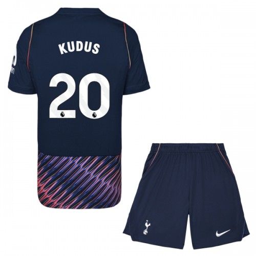 Tottenham Hotspur Kudus 20 Voetbaltenue Uit 2026-27 - Kind Tottenham Hotspur Kudus 20 Voetbaltenue Uit 2026-27 - Kind