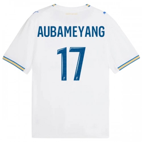 Olympique de Marseille Aubameyang 17 Voetbalshirt Thuis 2026-27 Olympique de Marseille Aubameyang 17 Voetbalshirt Thuis 2026-27
