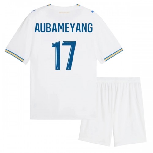 Olympique de Marseille Aubameyang 17 Voetbaltenue Thuis 2026-27 - Kind Olympique de Marseille Aubameyang 17 Voetbaltenue Thuis 2026-27 - Kind