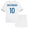 Olympique de Marseille Greenwood 10 Voetbaltenue Thuis 2026-27 - Kind Olympique de Marseille Greenwood 10 Voetbaltenue Thuis 2026-27 - Kind