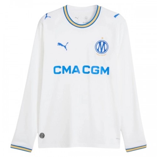 Olympique de Marseille Voetbalshirt Thuis 2026-27 Lange Mouw Olympique de Marseille Voetbalshirt Thuis 2026-27 Lange Mouw