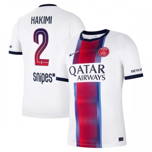 Paris Saint-Germain Hakimi 2 Voetbalshirt Uit 2026-27 Paris Saint-Germain Hakimi 2 Voetbalshirt Uit 2026-27